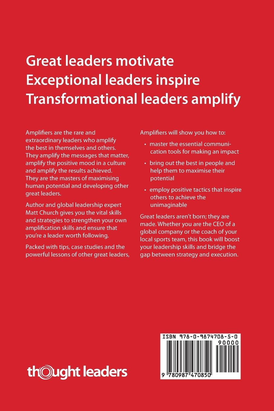 Rückseitencover Amplifiers