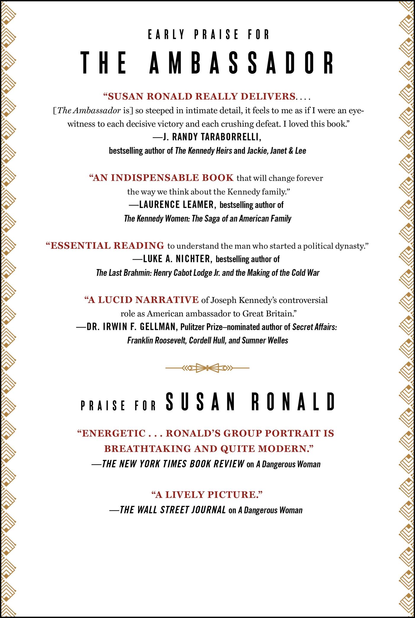 Rückseitencover The Ambassador