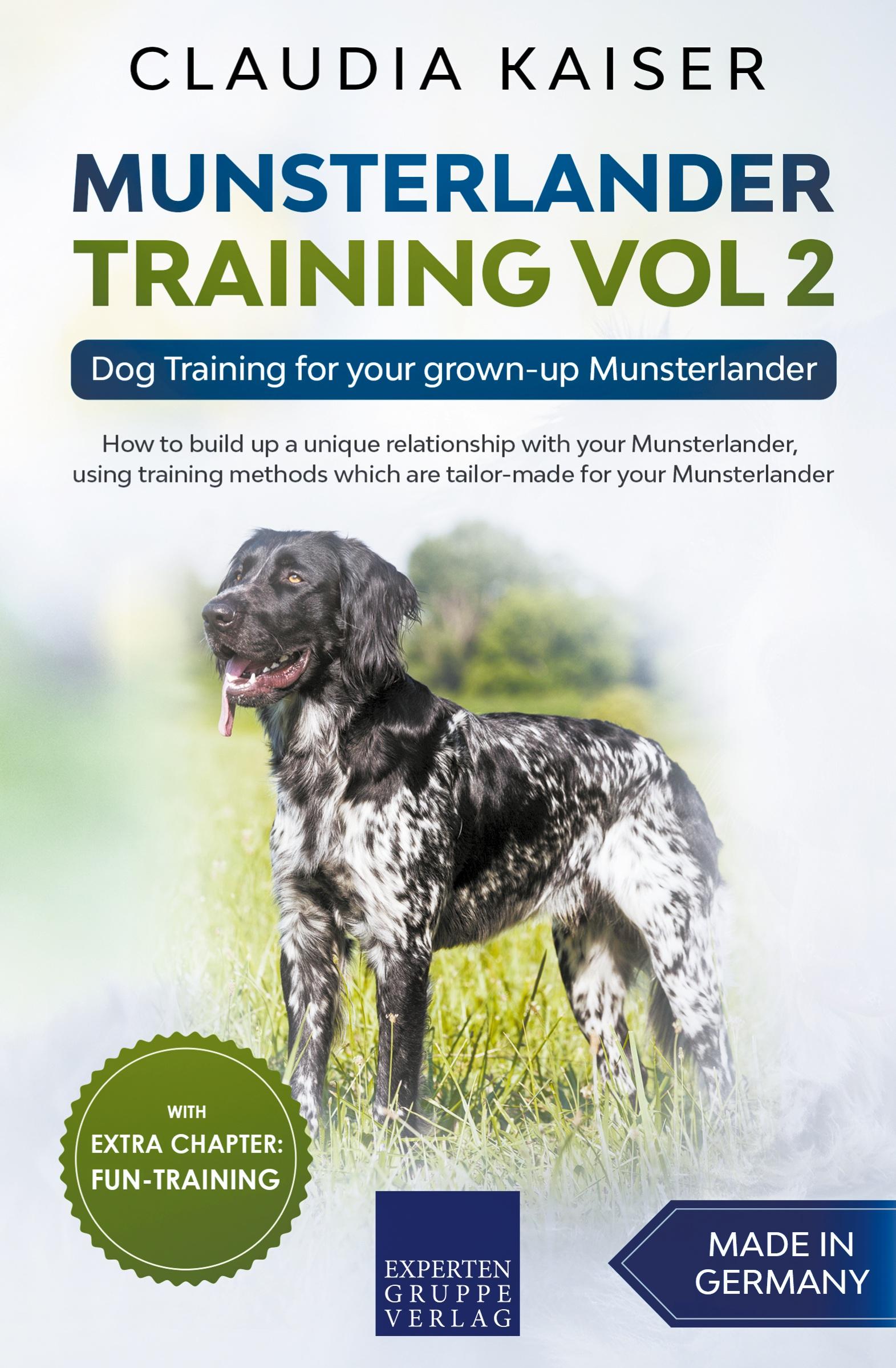 Vorderes Coverbild Munsterlander Training Vol 2 - Dog Training for your grown-up Munsterlander