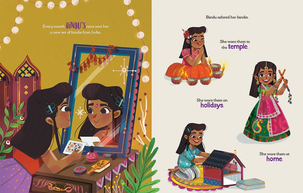 Beispielinhalt (Bild) Bindu's Bindis