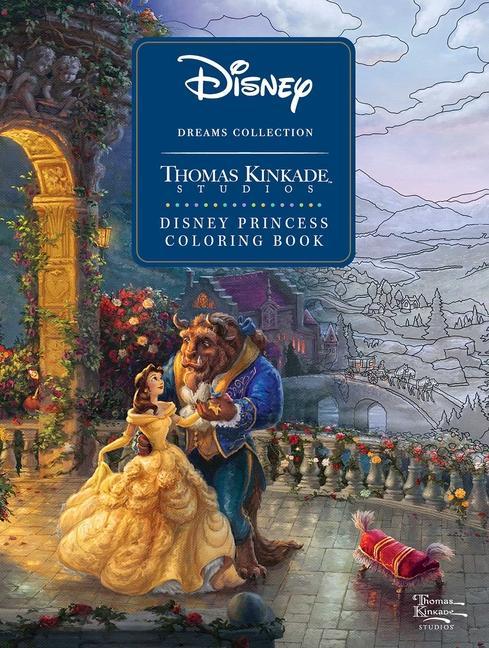 Vorderes Coverbild Disney Dreams Collection Thomas Kinkade Studios Disney Princess Coloring Book