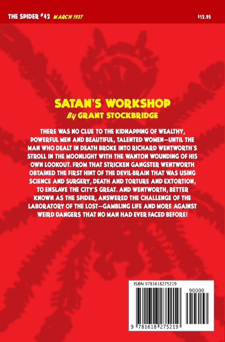 Rückseitencover The Spider #42: Satan's Workshop