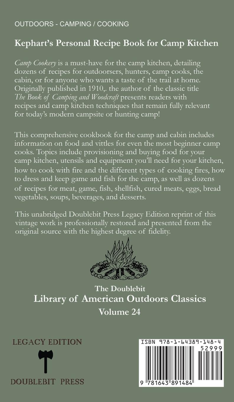 Rückseitencover Camp Cookery (Legacy Edition)