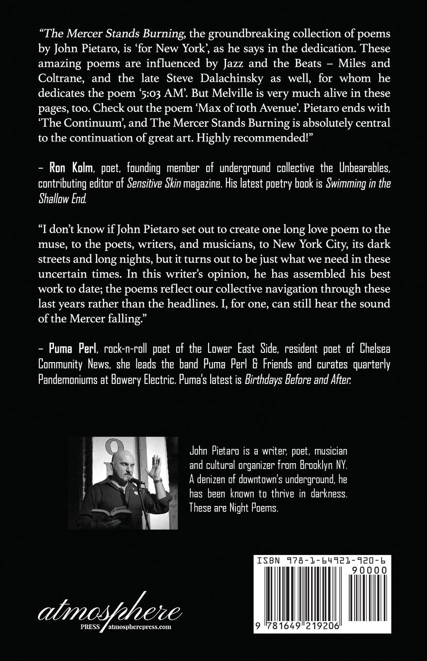 Rückseitencover The Mercer Stands Burning