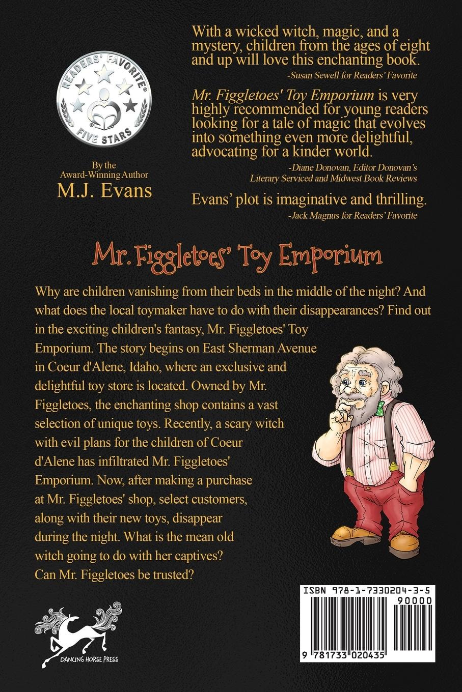 Rückseitencover Mr. Figgletoes' Toy Emporium