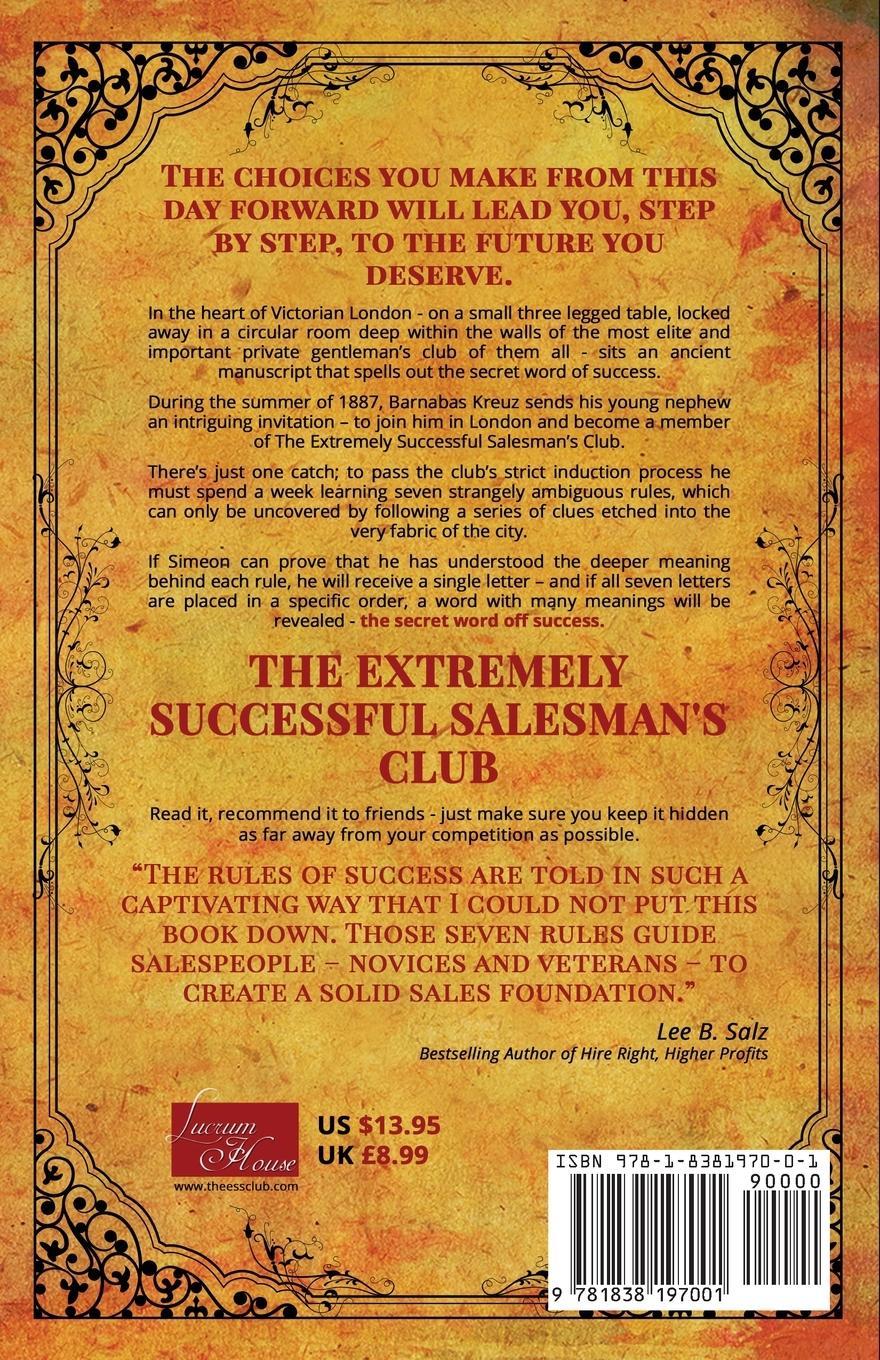Rückseitencover The Extremely Successful Salesman's Club