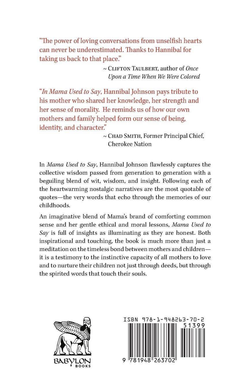 Rückseitencover Mama Used to Say