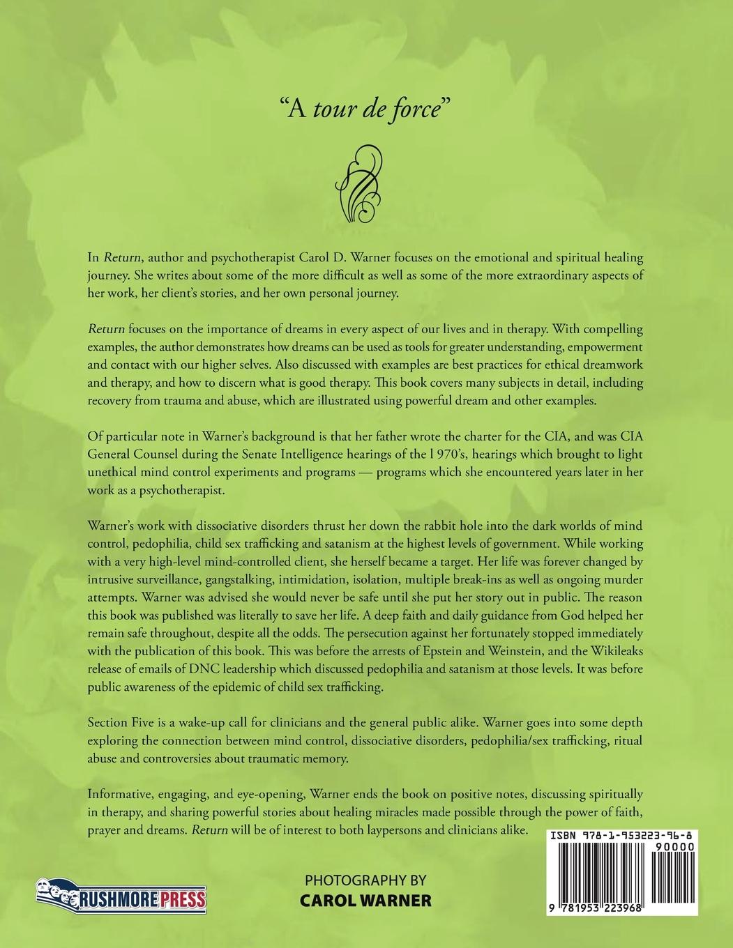 Rückseitencover Return Dreaming and the Journey