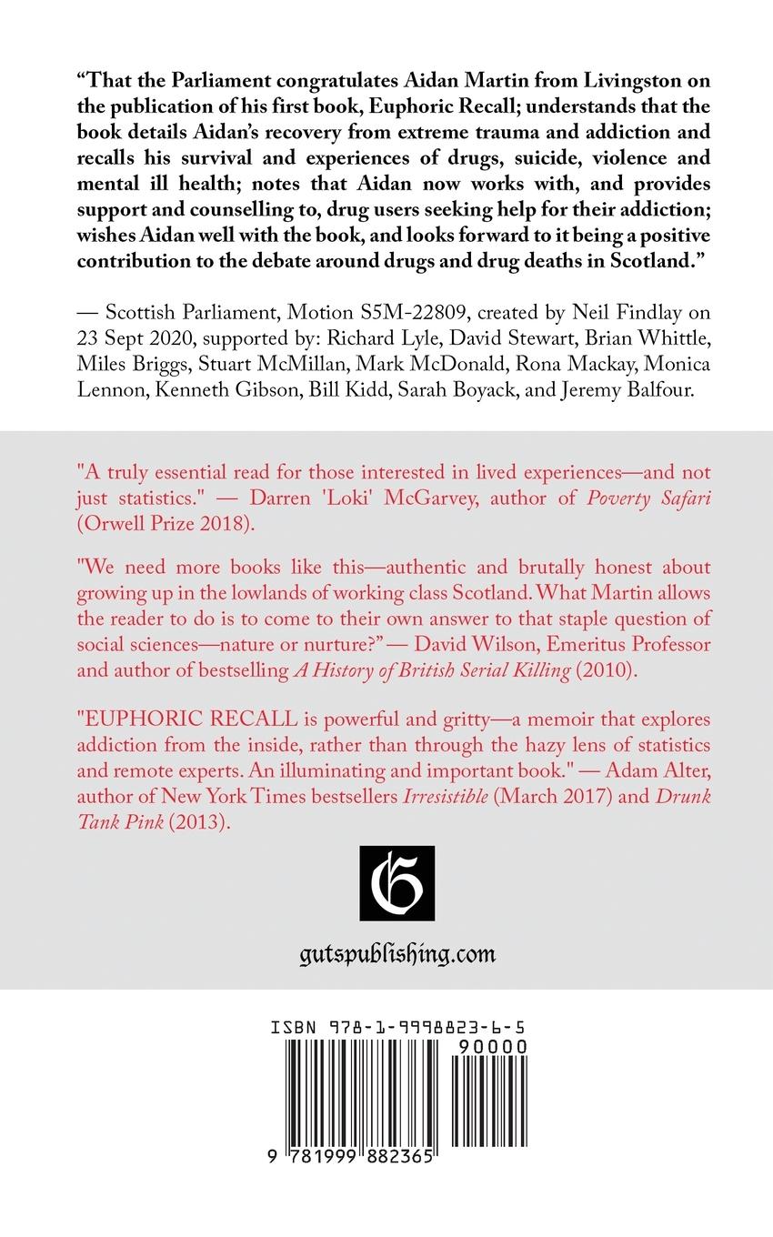 Rückseitencover Euphoric Recall