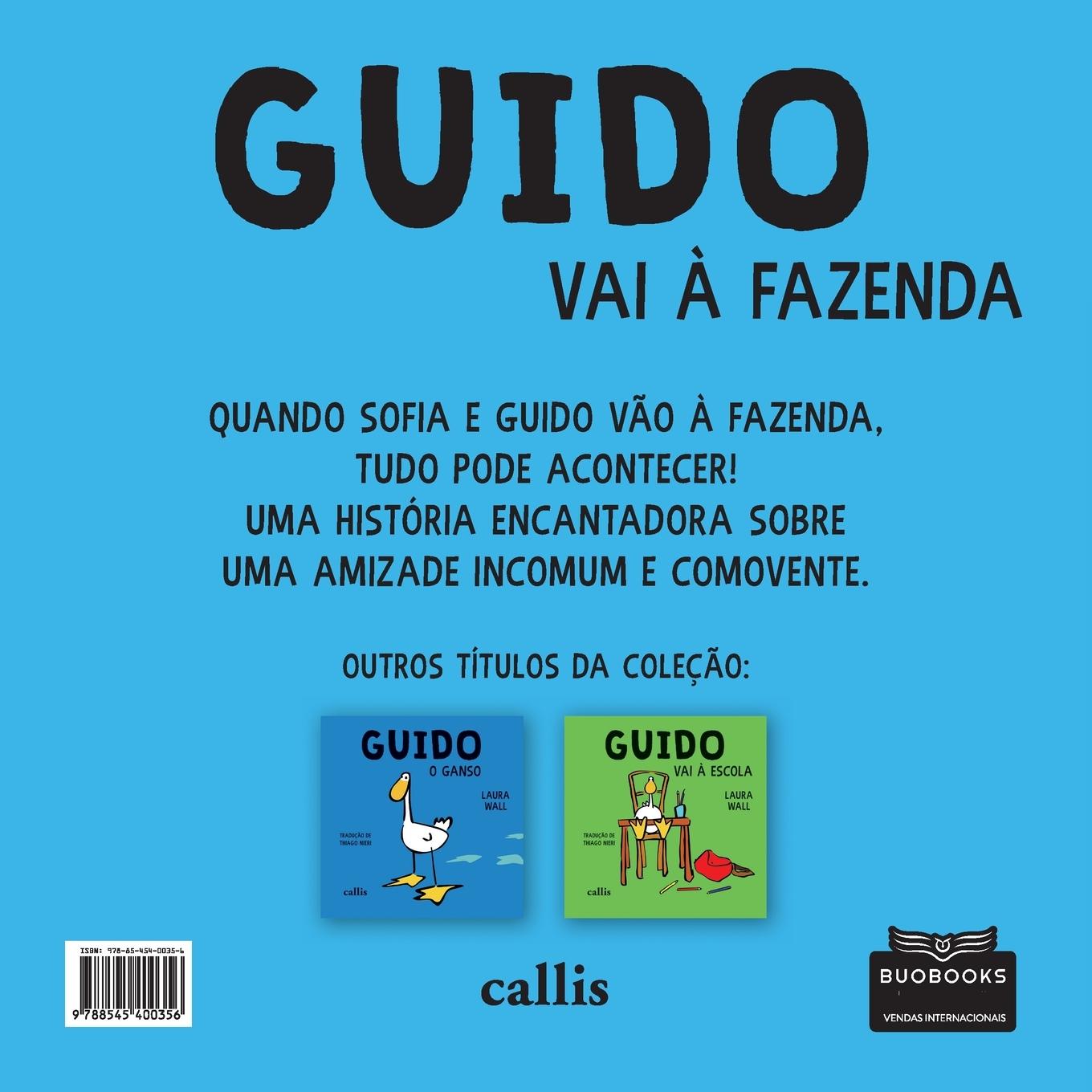 Rückseitencover Guido vai à fazenda