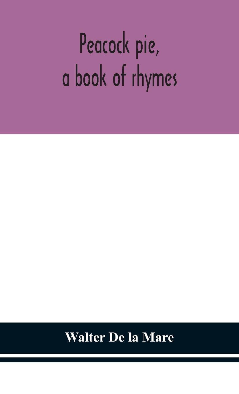 Vorderes Coverbild Peacock Pie, A Book Of Rhymes