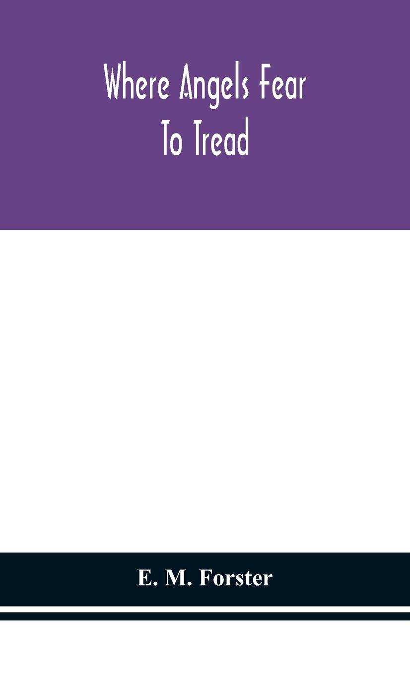 Vorderes Coverbild Where Angels Fear To Tread