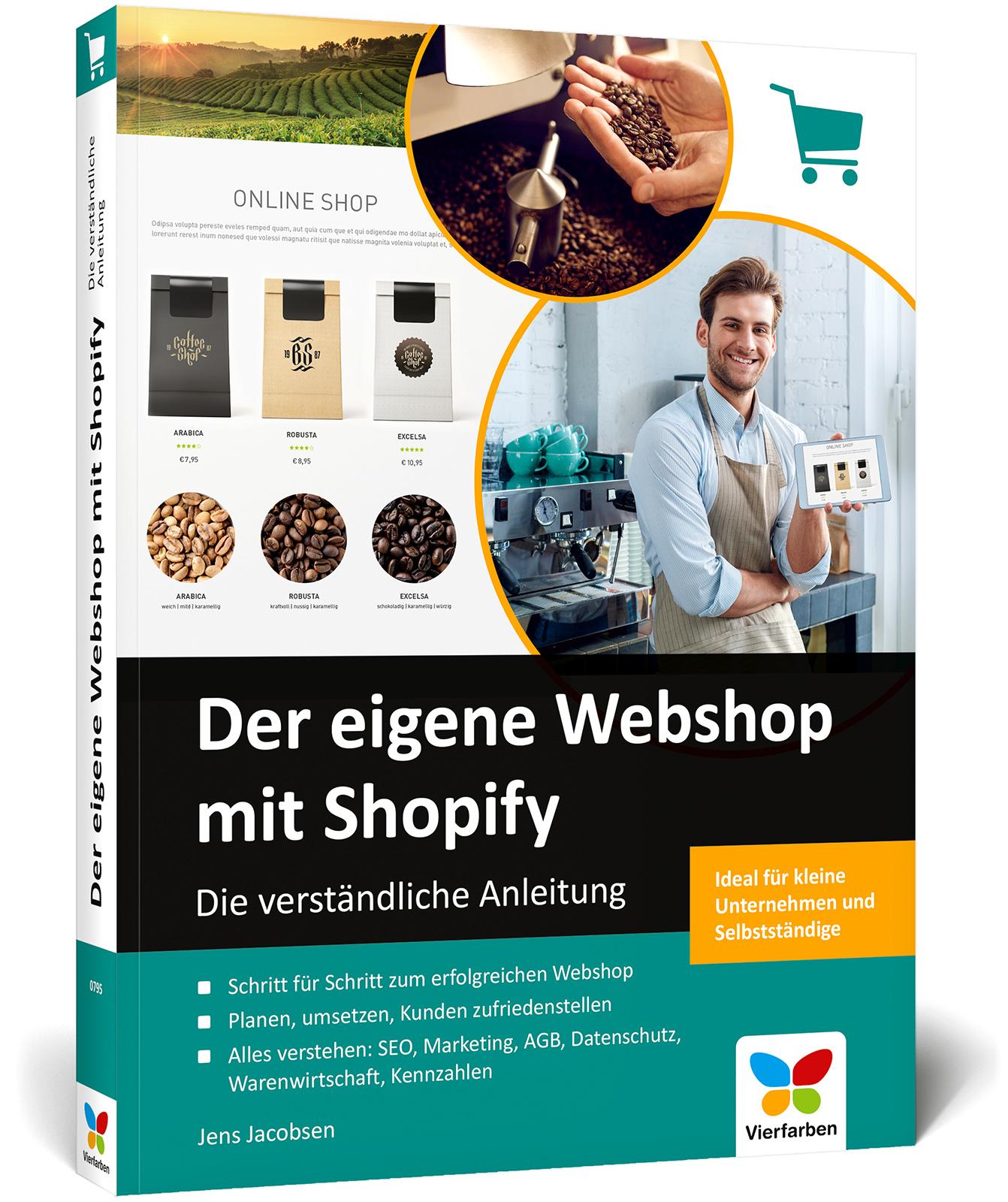 Vorderes Coverbild Der eigene Webshop mit Shopify