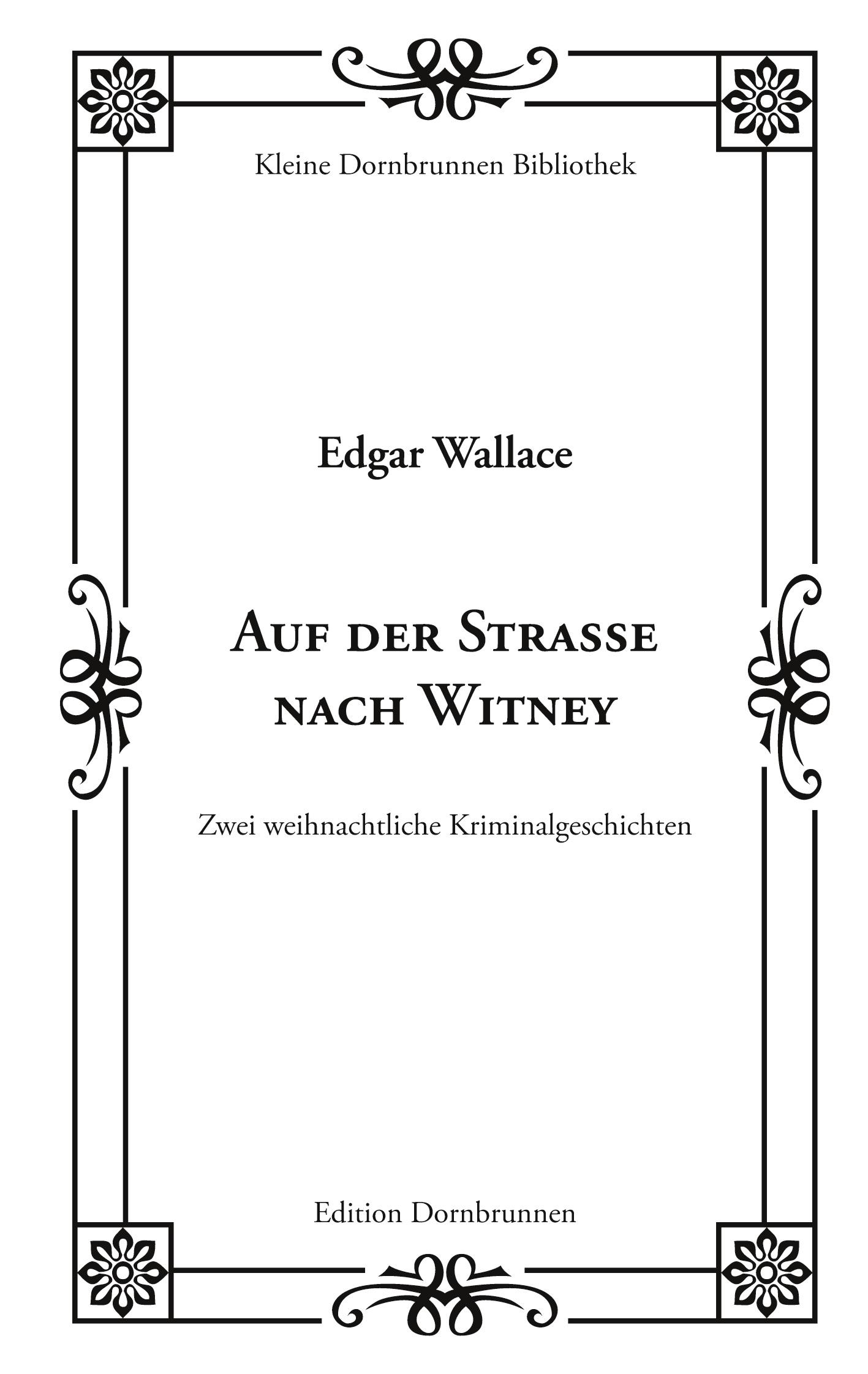 Vorderes Coverbild Auf der Straße nach Witney
