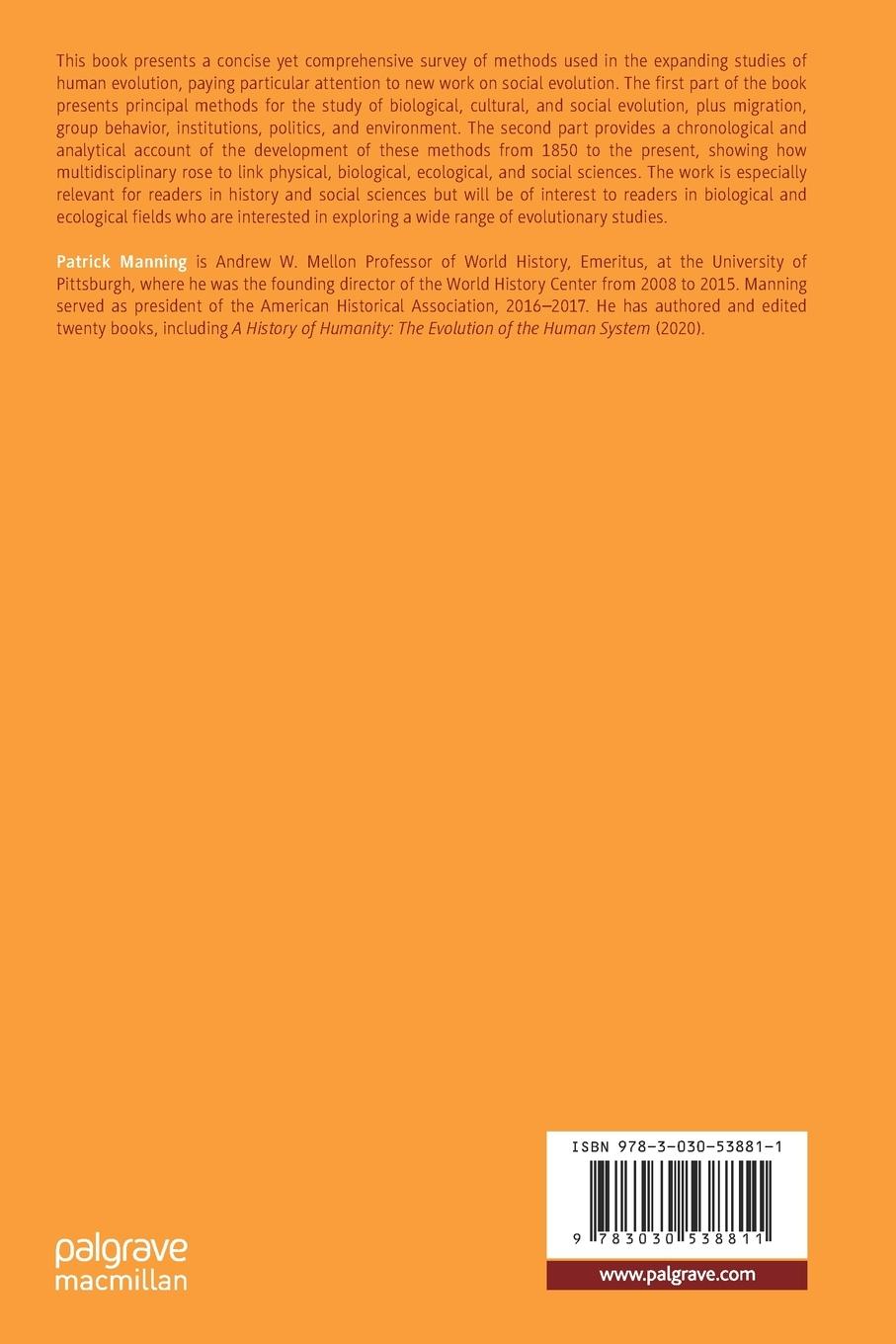 Rückseitencover Methods for Human History