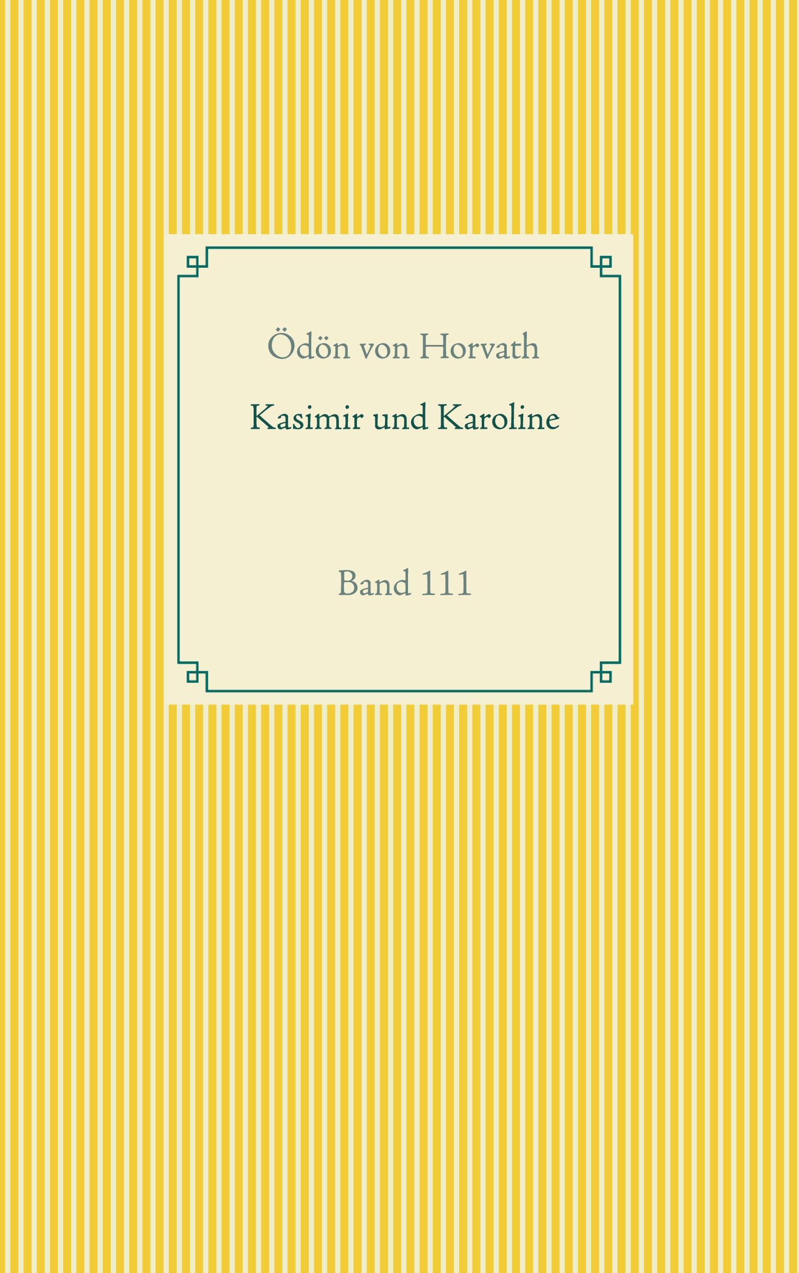 Vorderes Coverbild Kasimier und Karoline