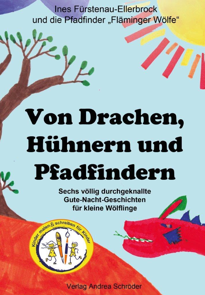 Vorderes Coverbild Von Drachen, Hühnern und Pfadfindern