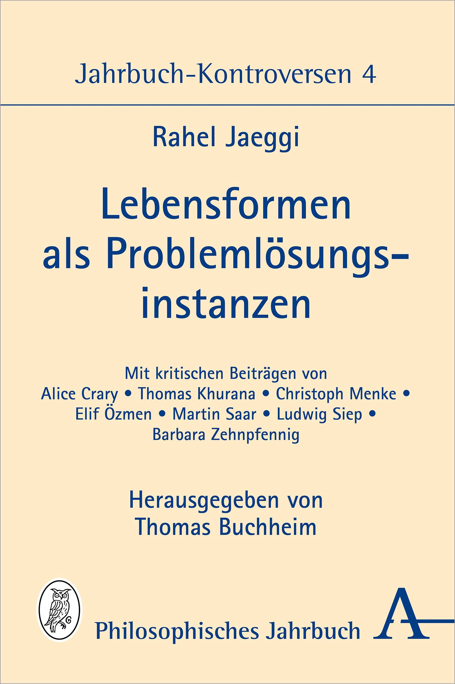 Vorderes Coverbild Lebensformen als Problemlösungsinstanzen