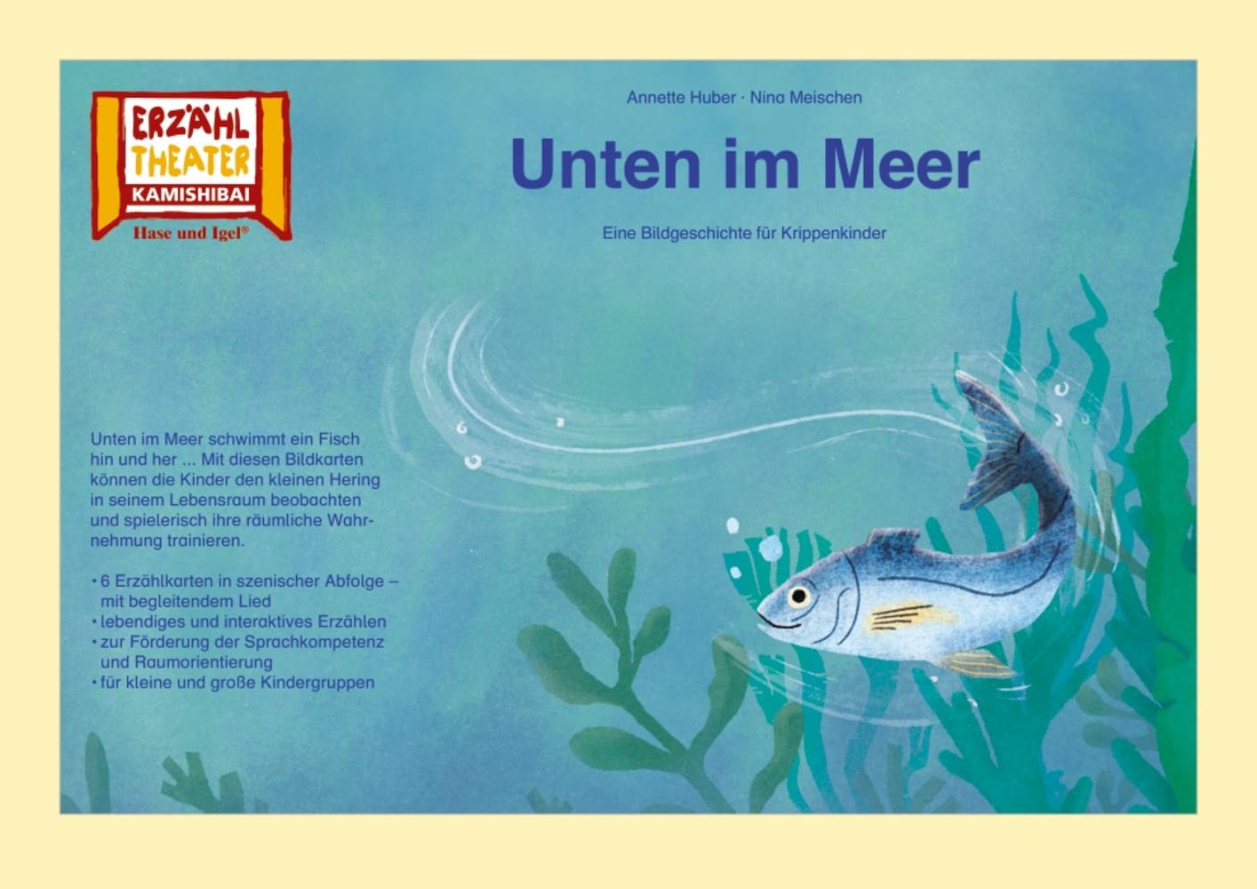 Vorderes Coverbild Unten im Meer / Kamishibai Bildkarten