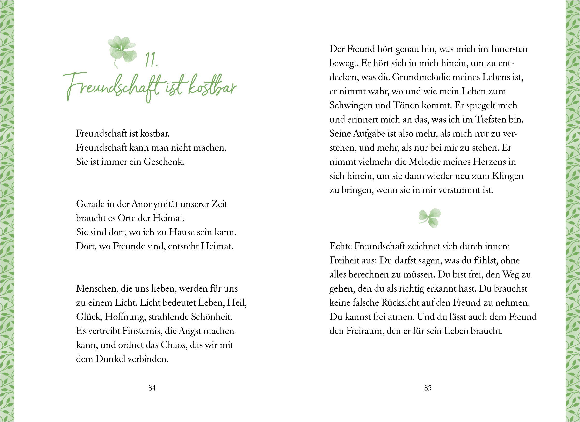 Beispielinhalt (Bild) Jeder Tag ein Weg zum Glück