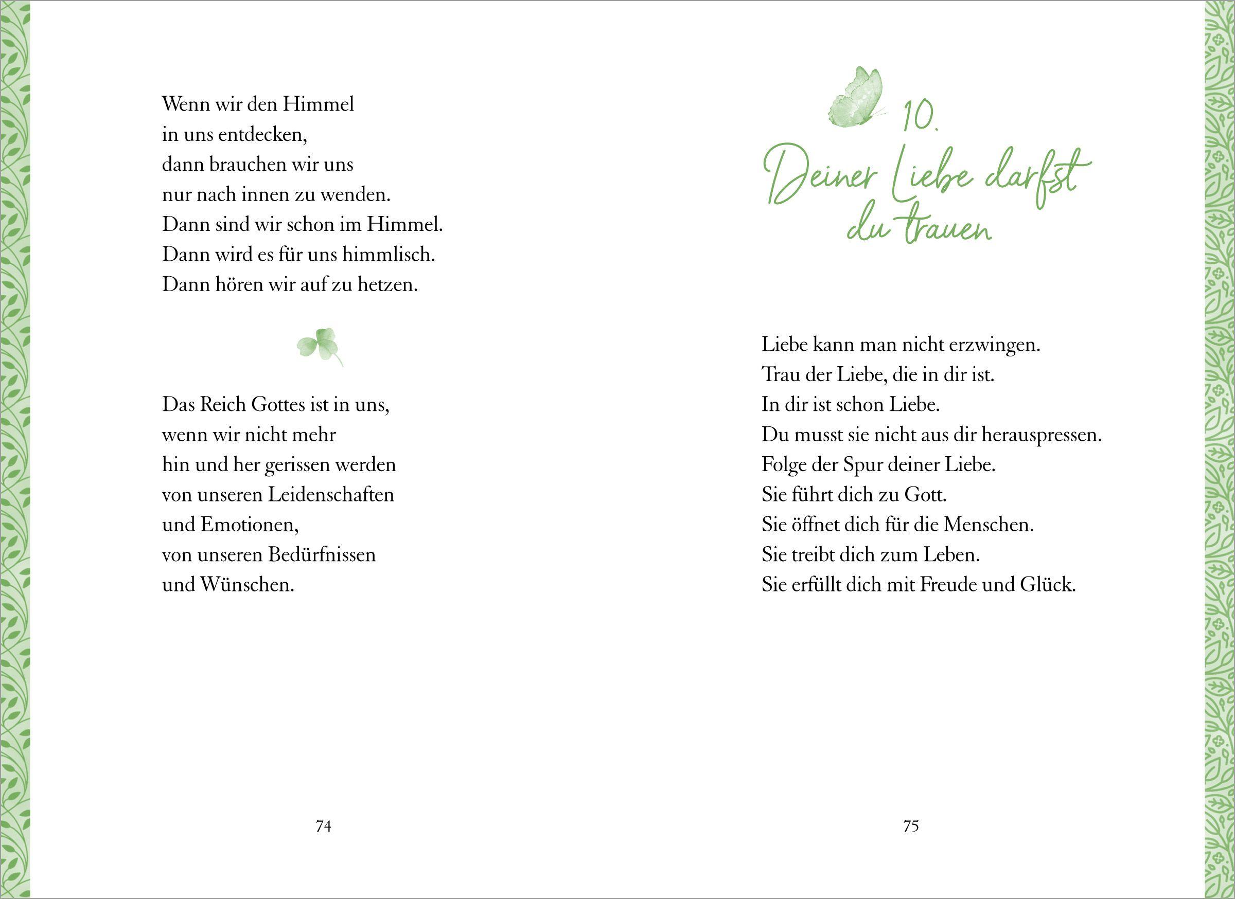 Beispielinhalt (Bild) Jeder Tag ein Weg zum Glück