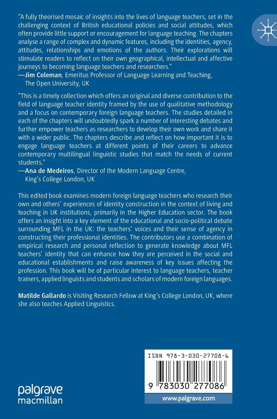 Rückseitencover Negotiating Identity in Modern Foreign Language Teaching