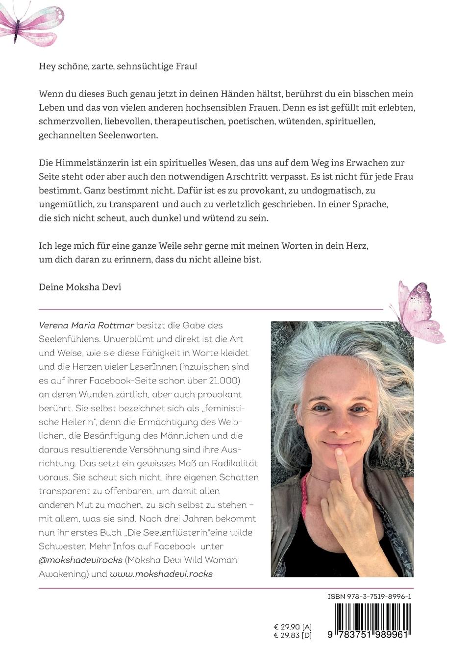 Rückseitencover Die Himmelstänzerin