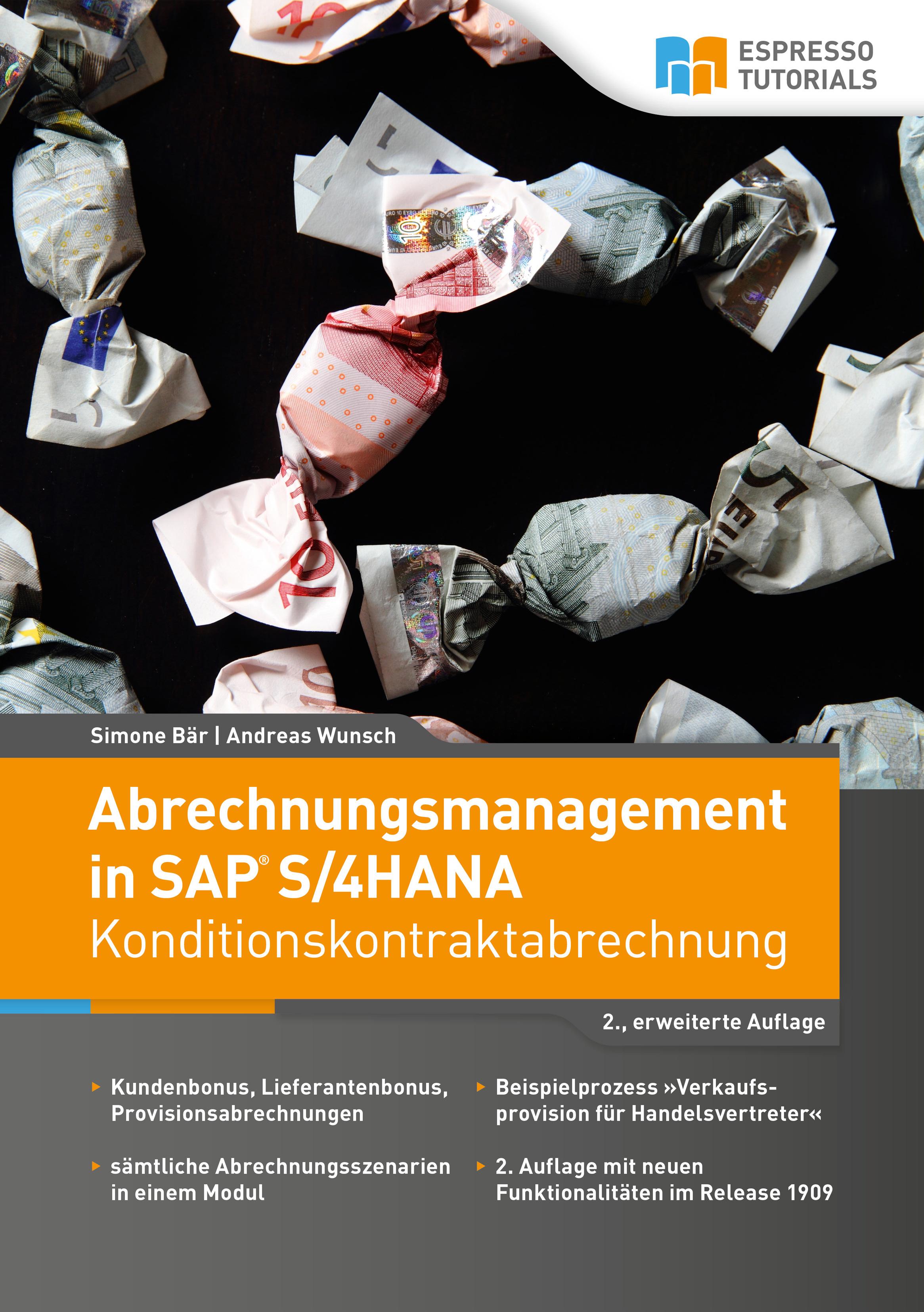 Vorderes Coverbild Abrechnungsmanagement in SAP S/4HANA - Konditionskontraktabrechnung