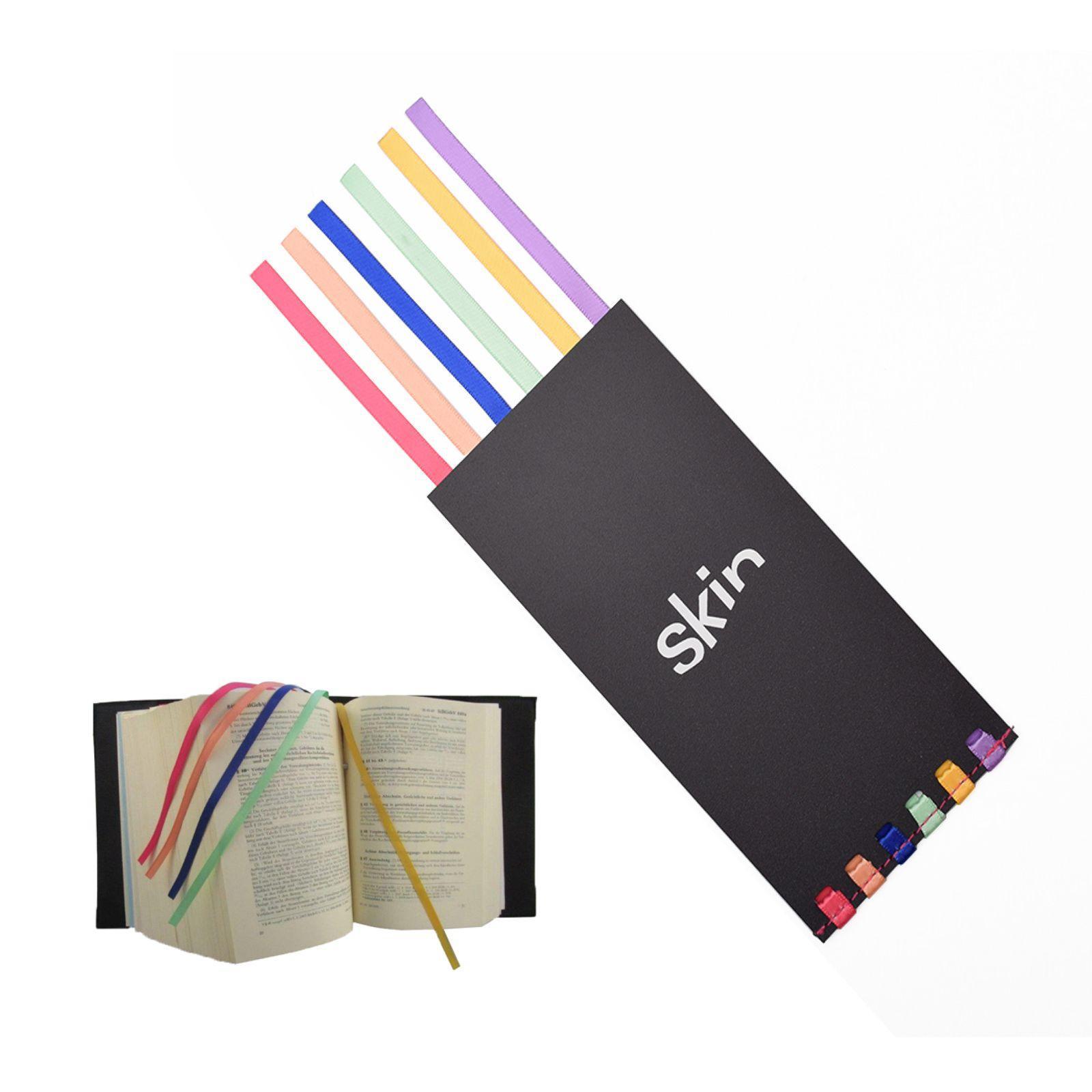 Vorderes Coverbild SKIN Lesezeichen MARK Gr. L (Habersack) mit 6 farbigen Lesemarkern