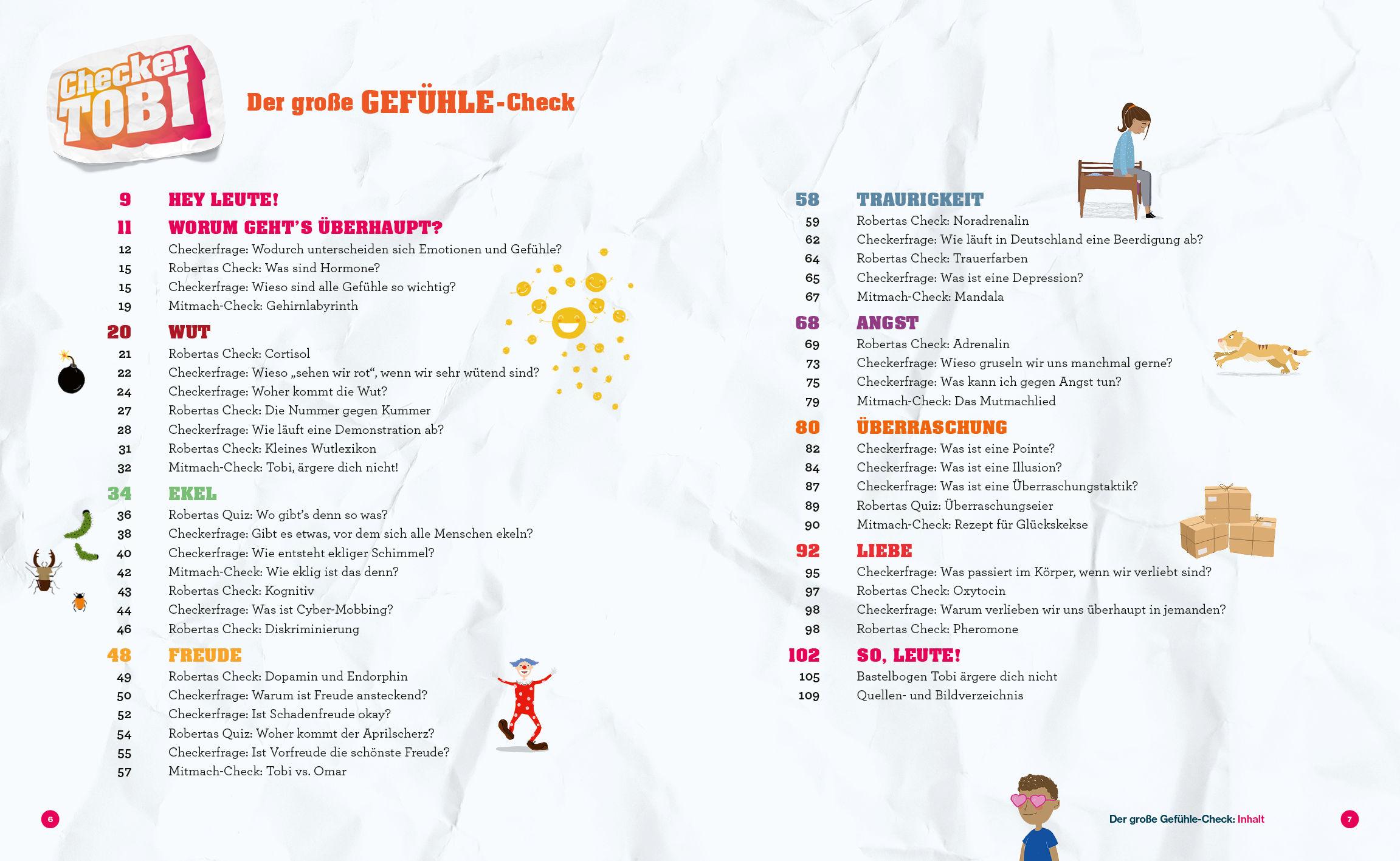 Beispielinhalt (Bild) Checker Tobi - Der große Gefühle-Check: Freude, Wut, Traurigkeit - Das check ich für euch!
