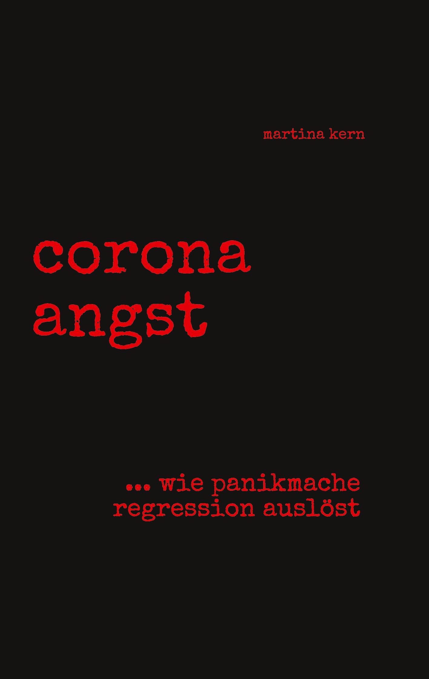 Vorderes Coverbild corona angst