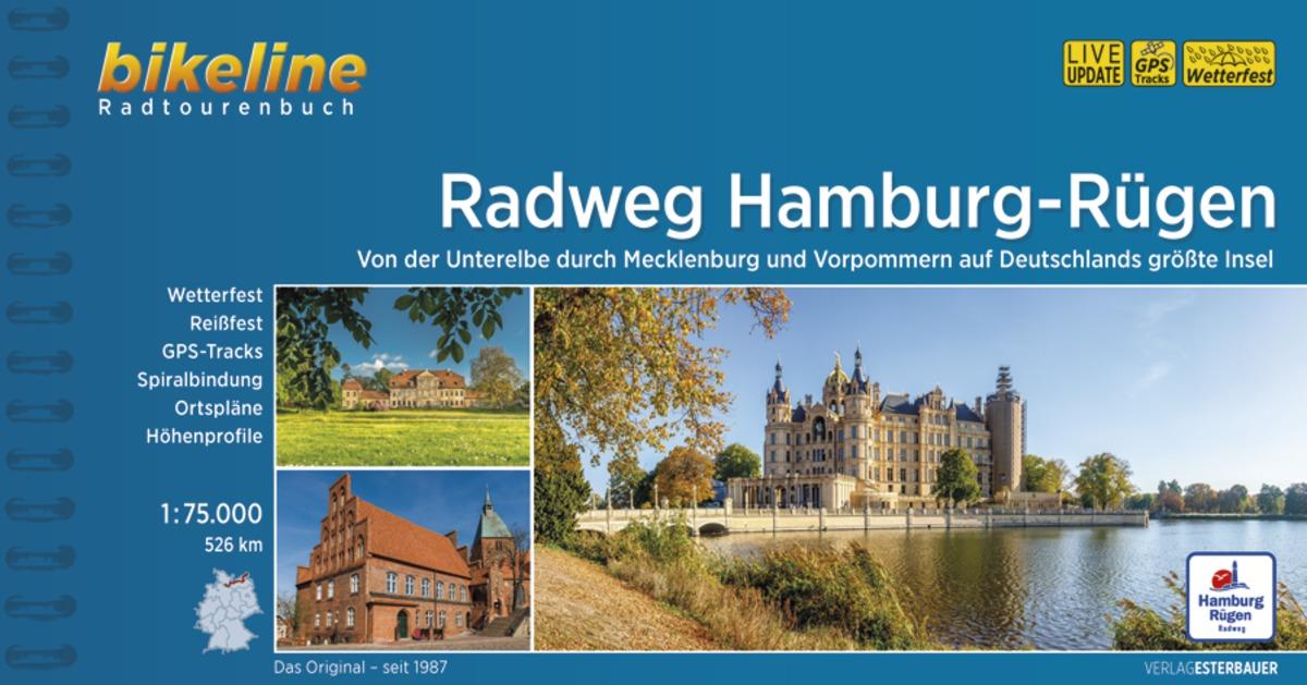 Vorderes Coverbild Radfernweg Hamburg-Rügen