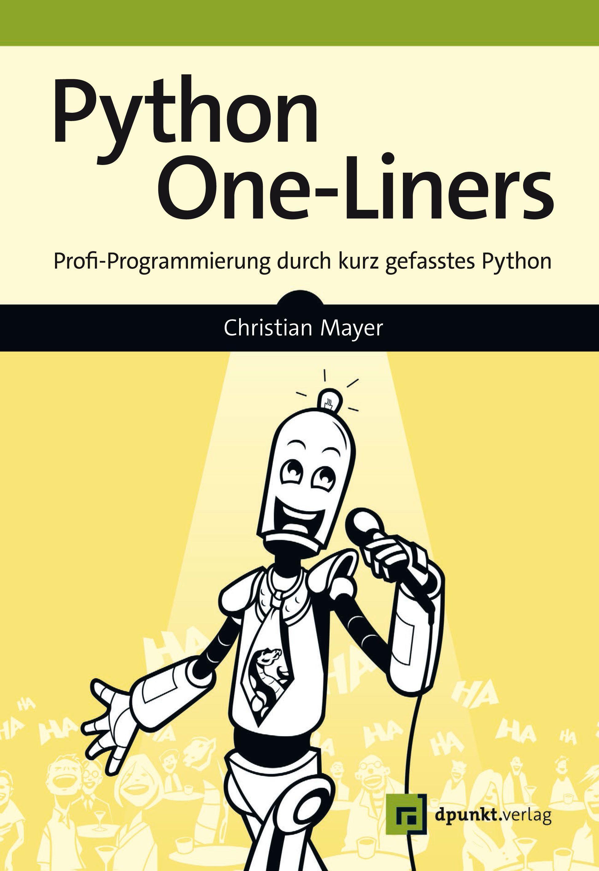 Vorderes Coverbild Python One-Liners
