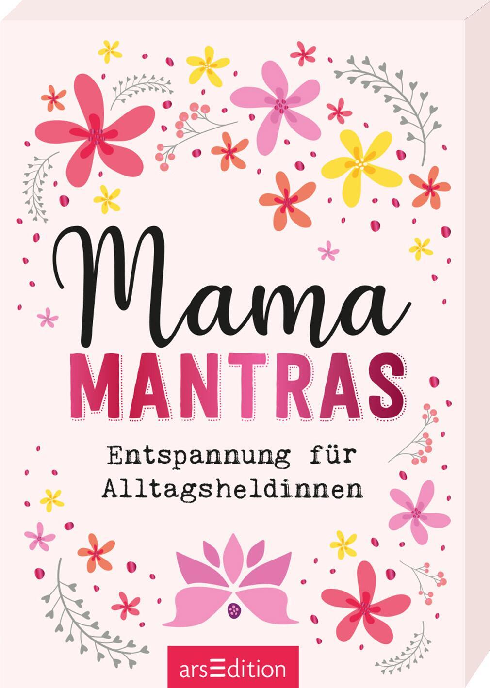 Vorderes Coverbild Mamamantras. Entspannung für Alltagsheldinnen