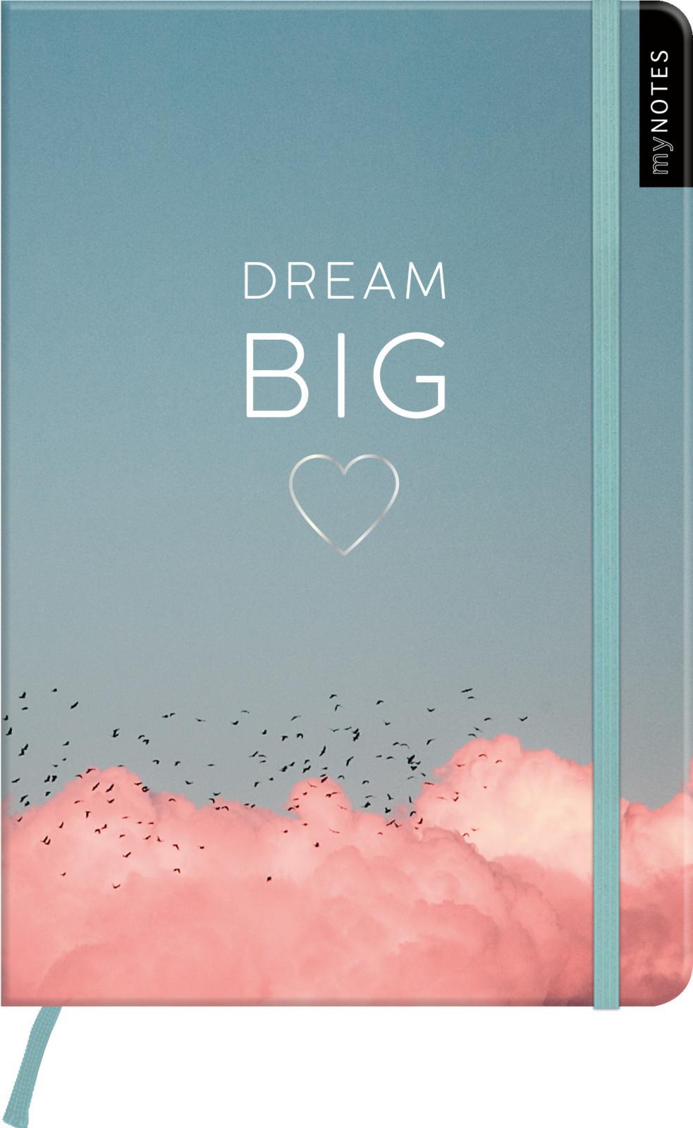 Beispielinhalt (Bild) myNOTES Notizbuch A5: Dream Big