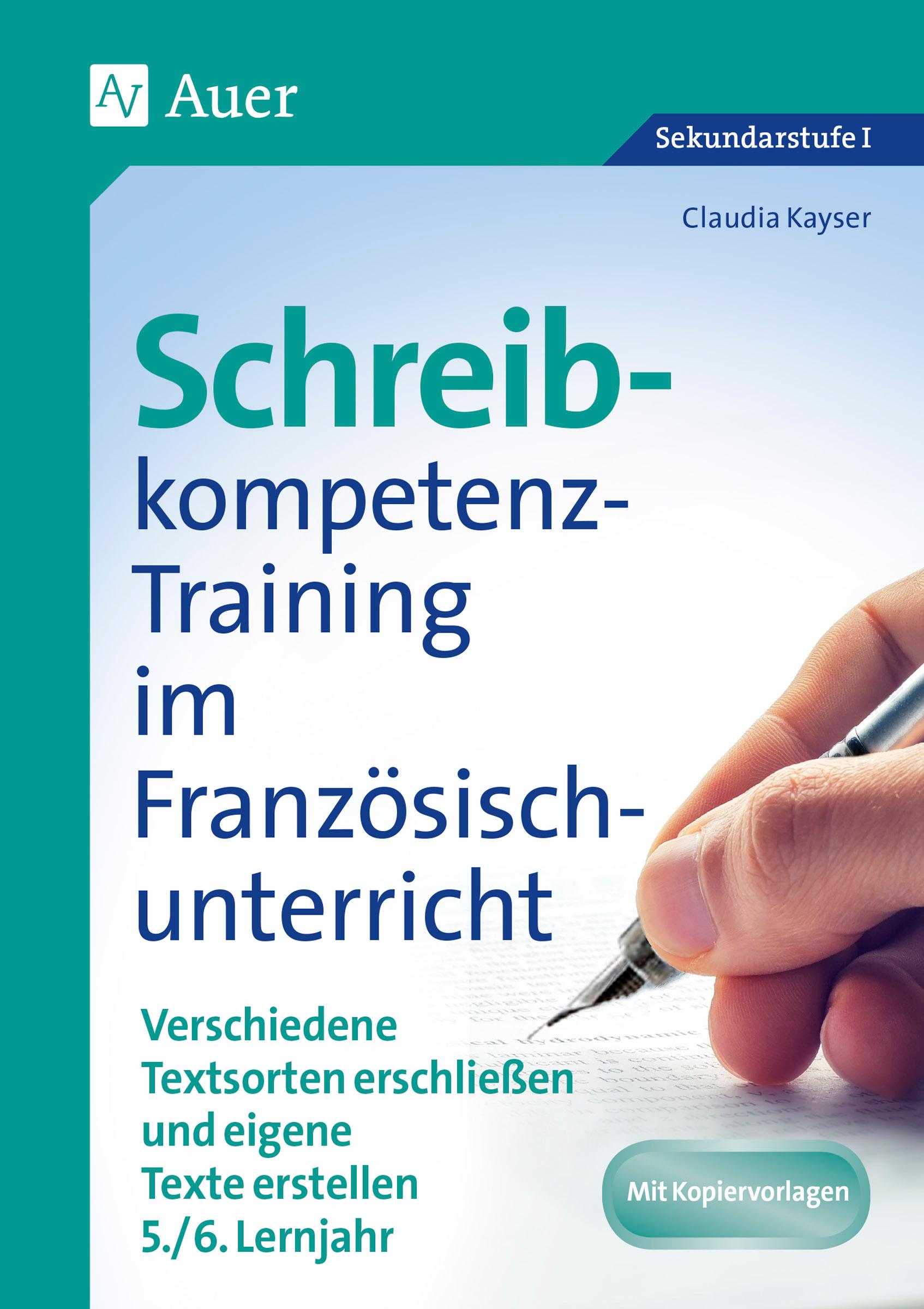 Vorderes Coverbild Schreibkompetenz-Training im Französischunterricht