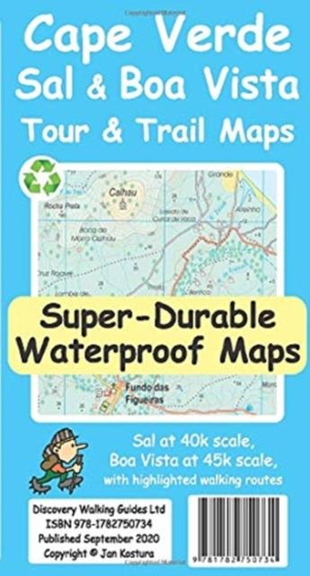Vorderes Coverbild Cape Verde Sal and Boa Vista Tour and Trail Maps
