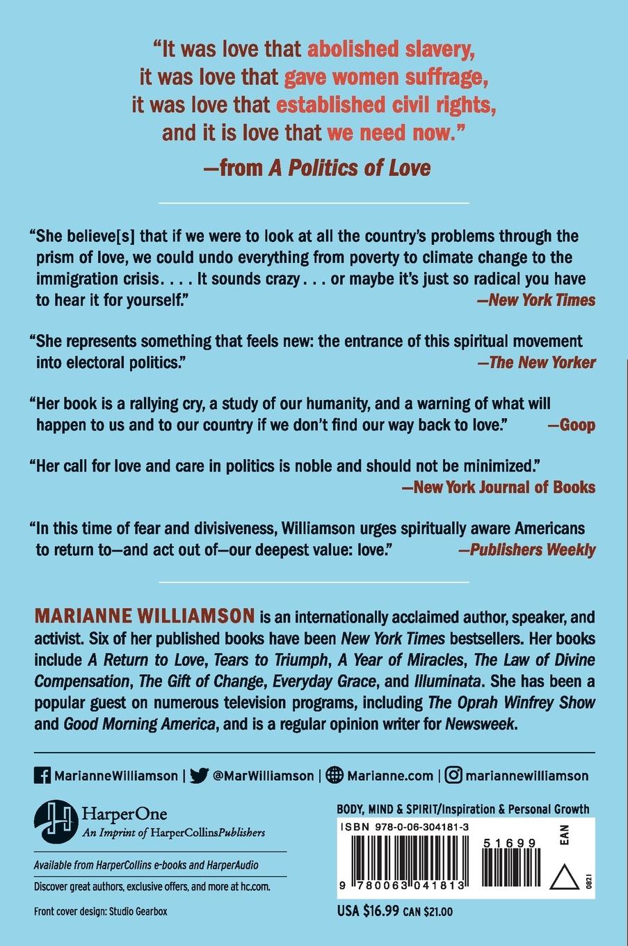 Rückseitencover Politics of Love