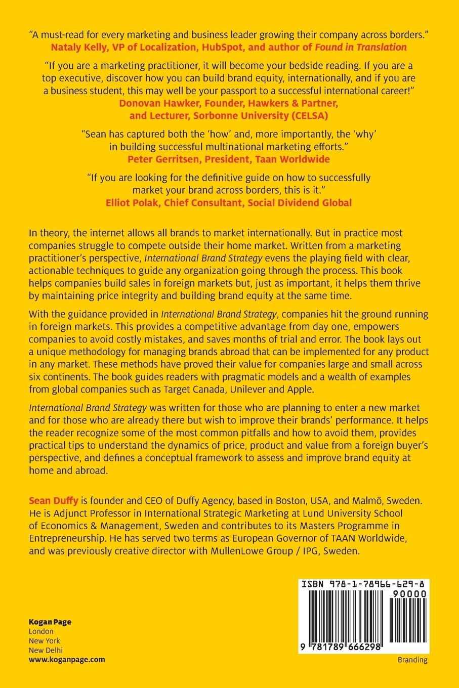 Rückseitencover International Brand Strategy