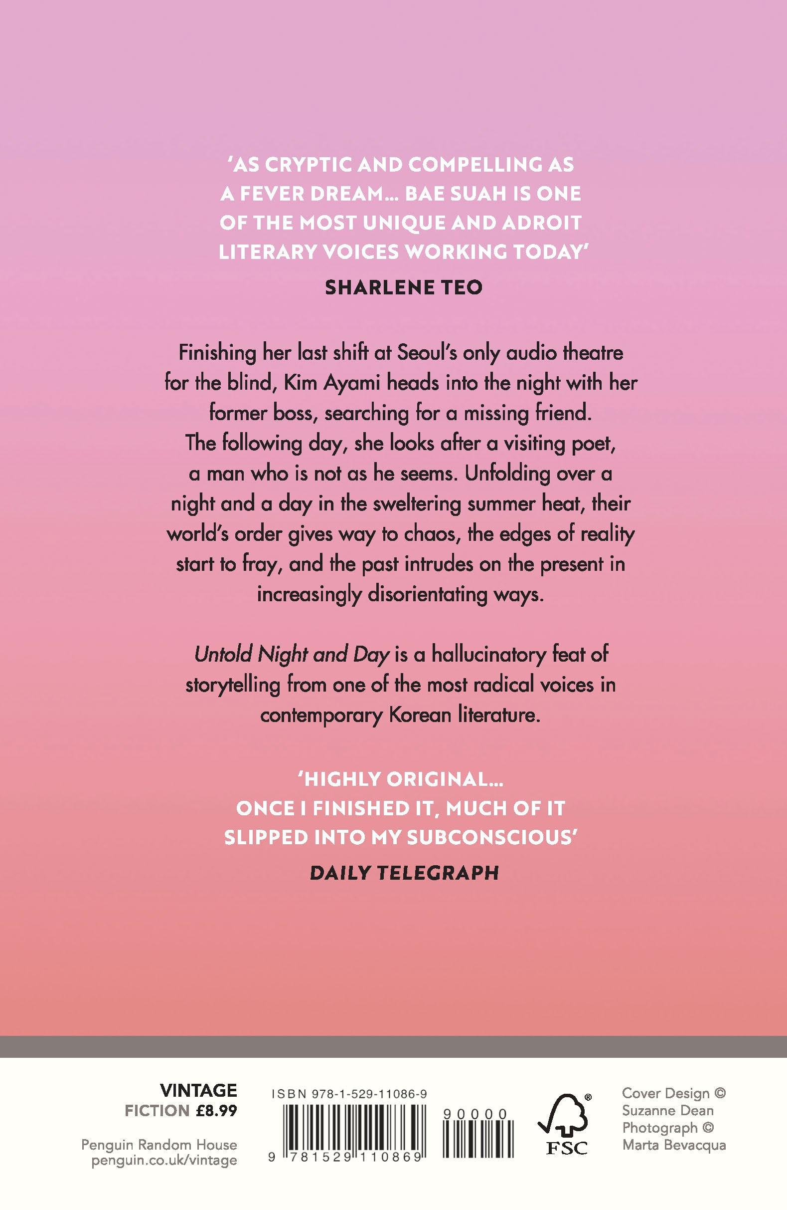 Rückseitencover Untold Night and Day