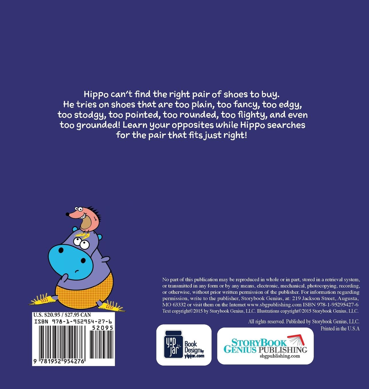 Rückseitencover The Dichotomous Hippopotamus Tries on Shoes