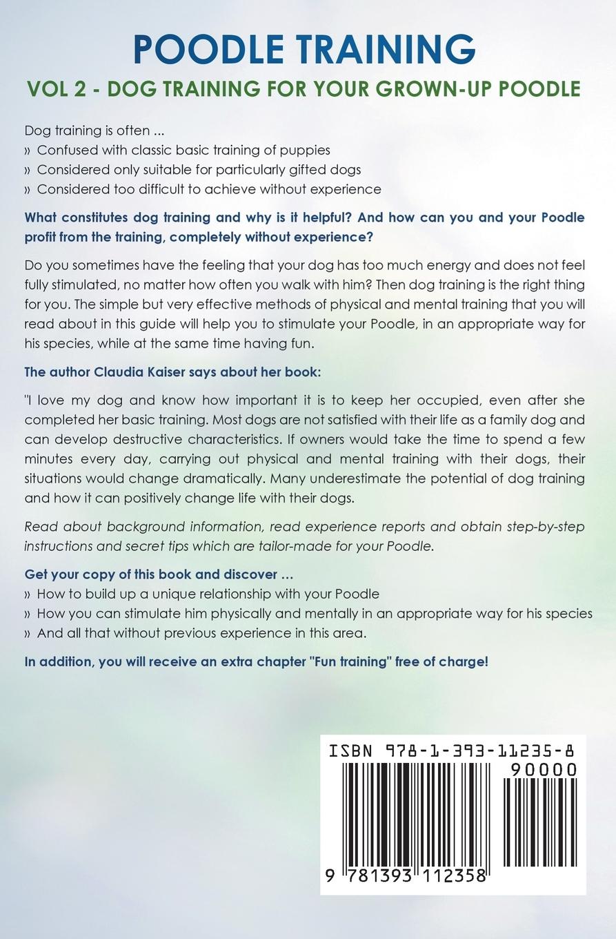 Rückseitencover Poodle Training Vol 2 - Dog Training for Your Grown-up Poodle