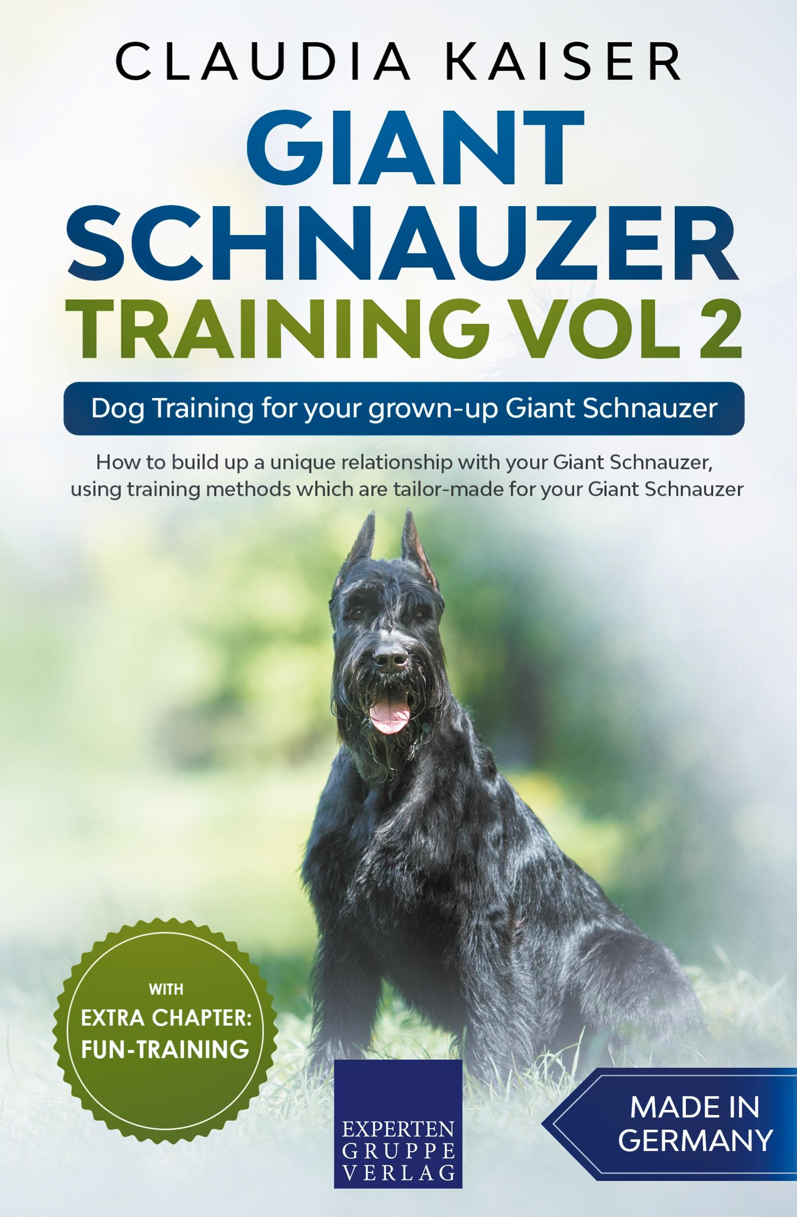 Vorderes Coverbild Giant Schnauzer Training Vol 2 - Dog Training for your grown-up Giant Schnauzer