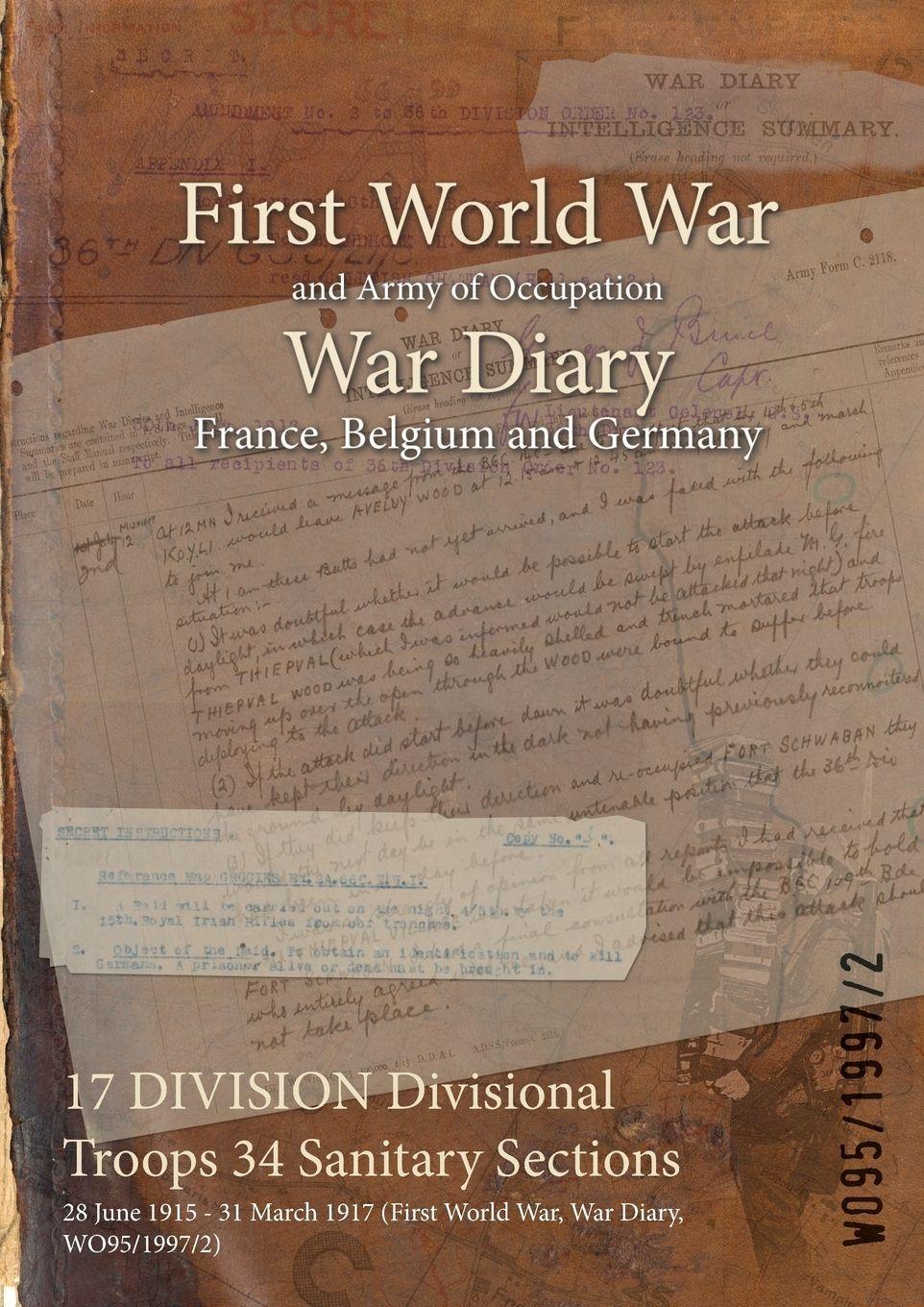 Vorderes Coverbild 17 DIVISION Divisional Troops 34 Sanitary Sections