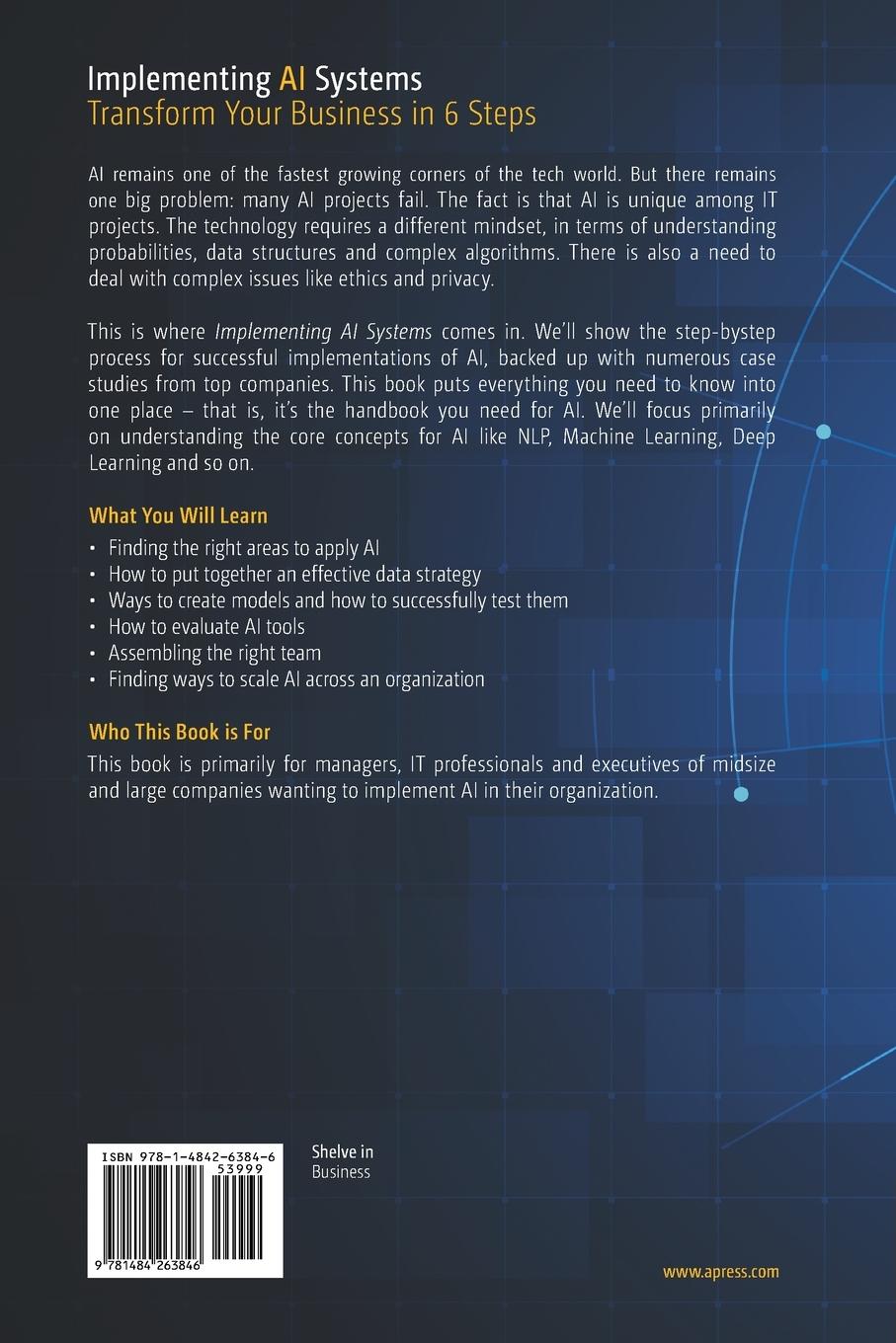 Rückseitencover Implementing AI Systems