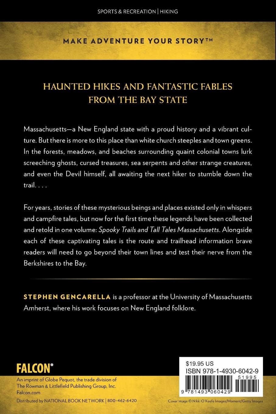 Rückseitencover Spooky Trails and Tall Tales Massachusetts