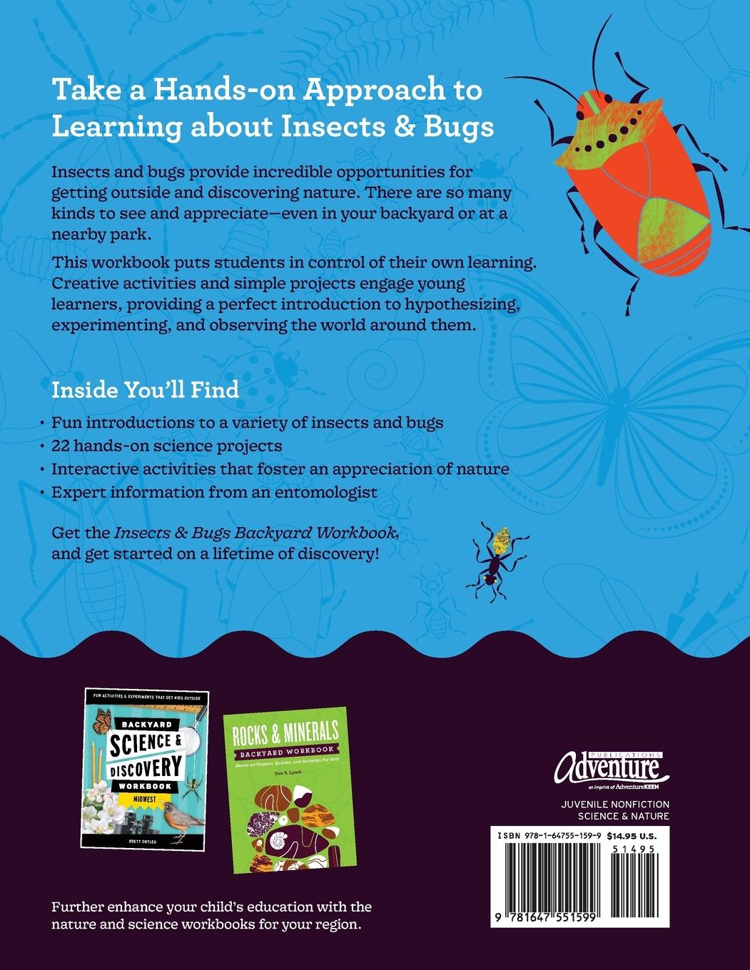 Rückseitencover Insects & Bugs Backyard Workbook