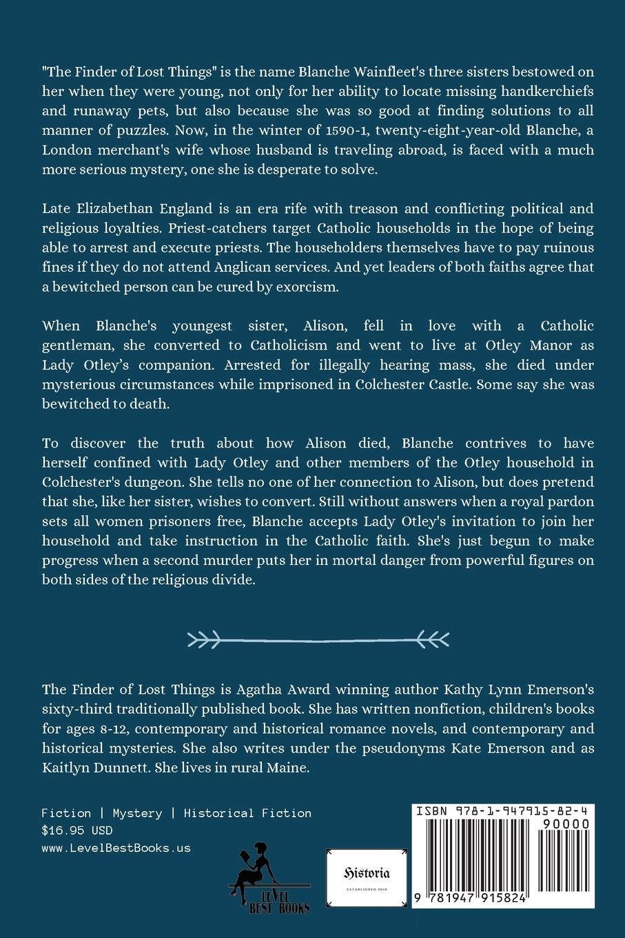 Rückseitencover The Finder of Lost Things