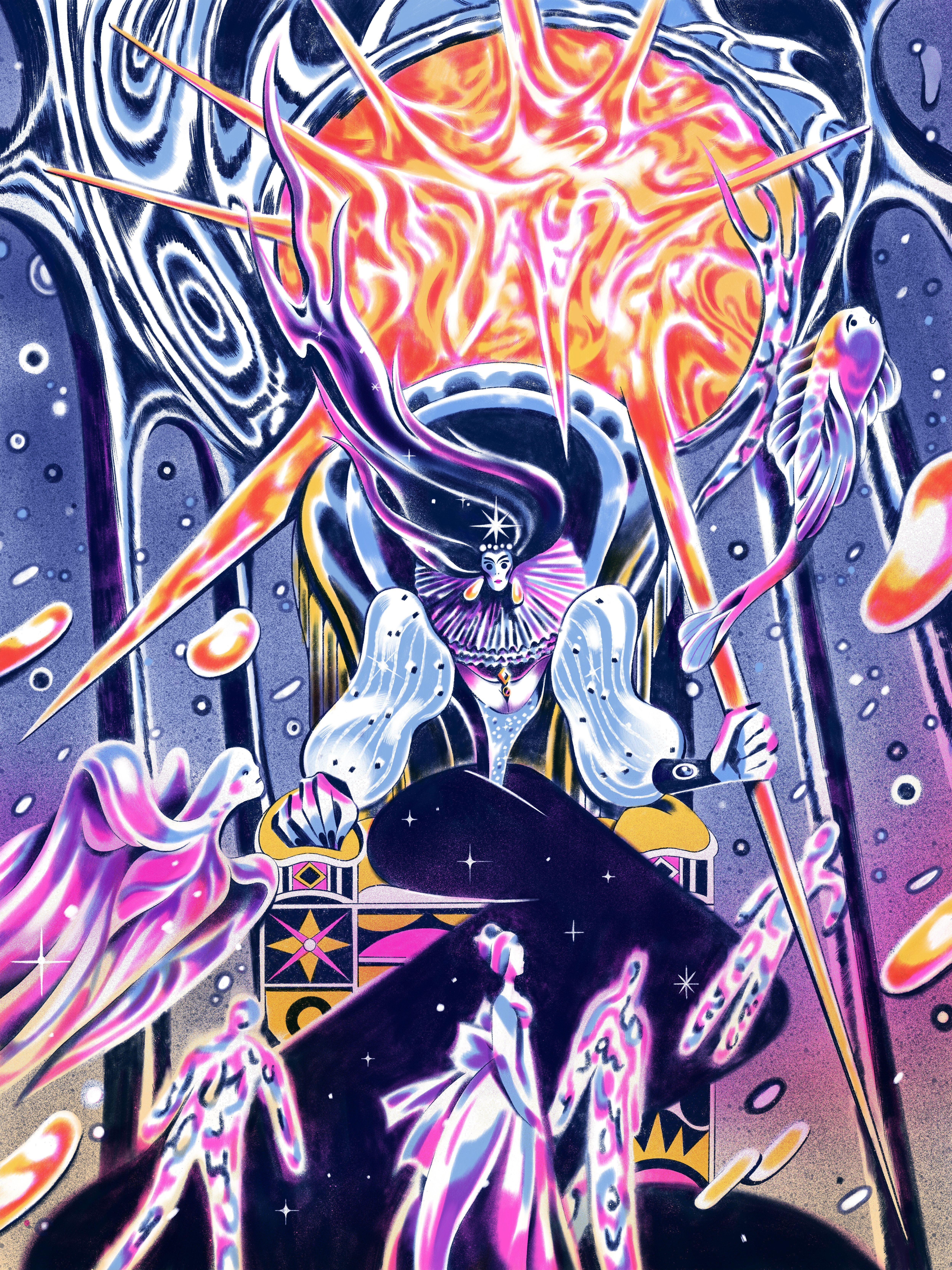 Vorderes Coverbild The Blazing World: An Illuminated Edition