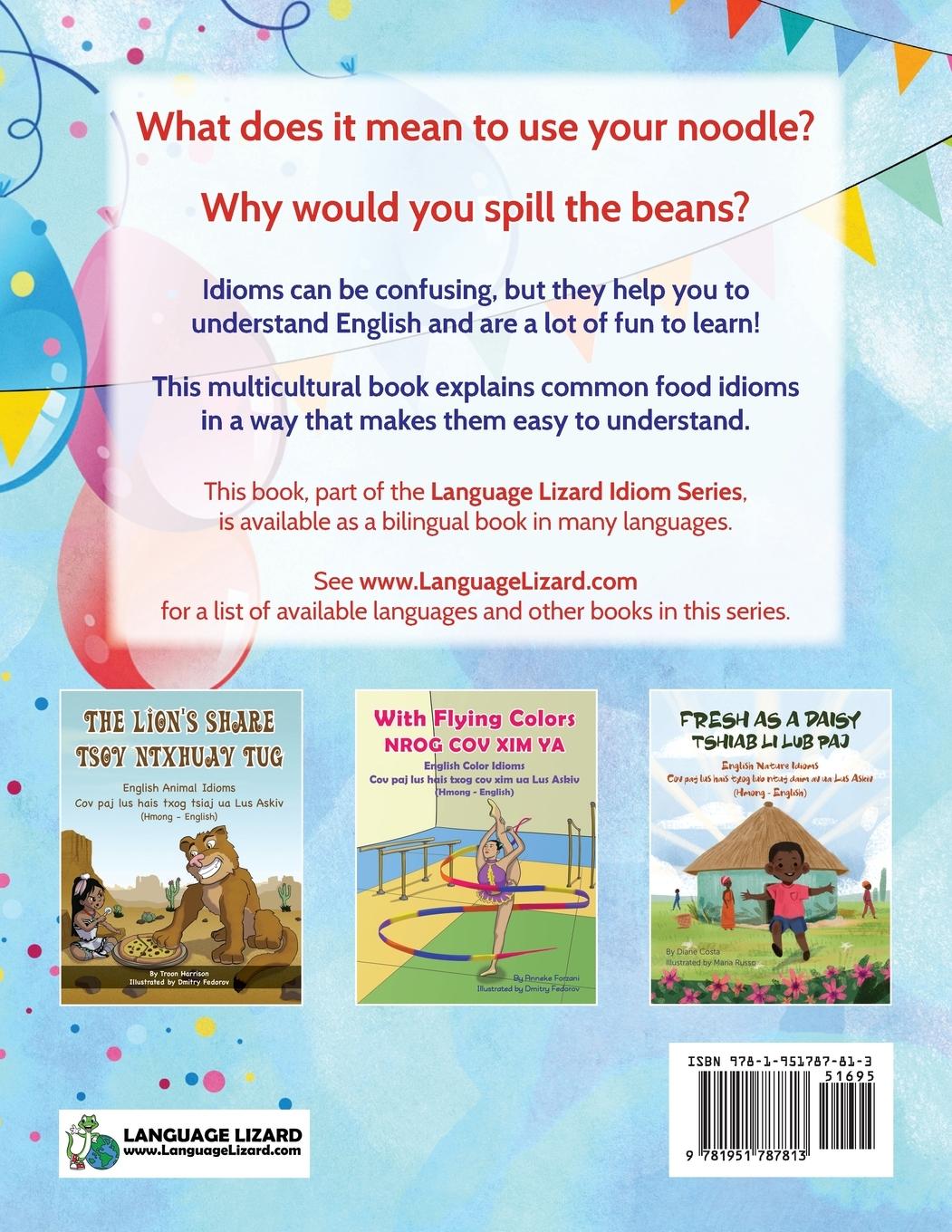 Rückseitencover Icing on the Cake - English Food Idioms (Hmong-English)